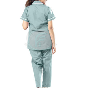 Ensembles de blouses médicales unisexes de haute qualité en tissu flexible polyester/coton, coutures durables, entretien facile, pour hôpital - Product Image 2