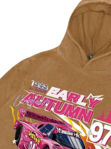 Sudadera con Capucha para Hombre, Invierno, 100% Algodón, Felpa, Impresión DTG Personalizada, Lavado Desgastado, Hombros Caídos, Secado Rápido, OEM - Product Image 5