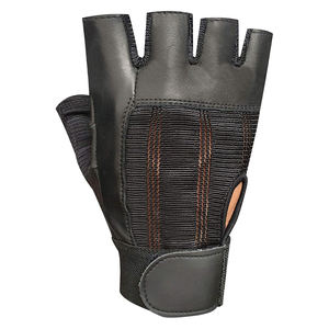 Gants de musculation de qualité supérieure, couleur noire, fonction antidérapante, design personnalisé, gants de sport en cuir pour la musculation - Product Image 4