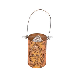 Bougeoir mural en T décoratif fabriqué à la main en fer idéal pour la décoration d'anniversaire de Diwali à un prix raisonnable - Product Image 1