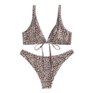 Custom Private Label Women <b>Bikini</b> <b>Set</b> Adjustable Halter Neck Two Piece Swimsuit Bulk Price Women Triangle <b>Bikini</b> <b>Set</b> <b>Sexy</b> Tie - Product Image 3