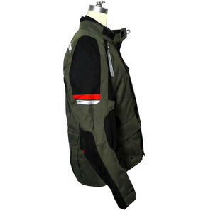 Veste de moto vintage pour homme en Cordura ignifuge et respirante, grande taille, doublure en coton, style motard de course - Product Image 5