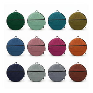 <b>Canvas</b> Shaman Drum Bag | <b>Canvas</b> Fabric, Adjustable Strap | Handcrafted Drum Bags 8" to 24" - Product Image 3