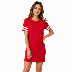 Vestido con Capucha de Manga Corta de Chenilla con Letras Griegas Delta Sigma Sorors, Regalia Masónica Herencia, Ropa Temática Griega - Product Image 1