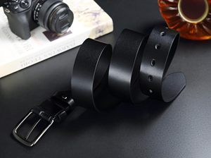 Ceinture en cuir pleine fleur pour homme, ceinture de travail robuste, ceinture décontractée pour jeans, vente en gros OEM - Product Image 5