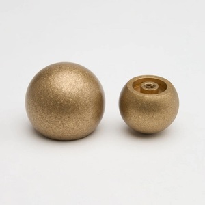 Modern Brass Cabinet Knob Round Furniture Nickel Durable Antirust Eco-Friendly Hotel Kitchen Drawer <b>Wardrobe</b> Handles - Product Image 5