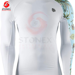 Custom Men's Compression Long Sleeve rash guard Moisture Wicking <b>Athletic</b> Gym Workout Running Base Layer Sportswear - Product Image 3