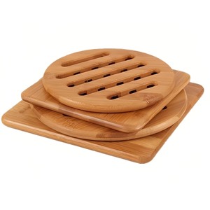 Posavasos y salvamanteles de madera de teca (grado premium) OEM personalizados al por mayor |   Aqdus Saleem India - Product Image 1