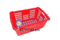 Caja de Plástico con Asa Metálica – 100% PLÁSTICO VIRGEN, Fábrica de Vietnam, Caja de Plástico Apilable, Apta para Almacenamiento de Alimentos