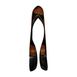 Cuchara musical de madera hecha a mano, instrumento de percusión folclórico tradicional, cuchara rítmica de madera natural para interpretación musical - Product Image 2