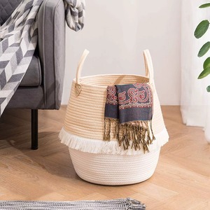 Big Size Macrame Basket Perfect For Toy Storage In Kids Room For Quick Cleanup And Laundry Basket <b>Clothes</b> And Linens From India - Product Image 6