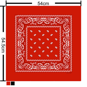 Pañuelo Multifuncional Colorido al por Mayor, Pañuelo Personalizado 100% Algodón, Pañuelo Cuadrado Estampado Personalizado de 53 cm, Pañuelo de Algodón - Product Image 6