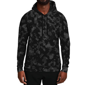 <b>Men's</b> Winter <b>Pullover</b> Hoodie 100% Polyester Jersey Fabric Sublimation Printed Breathable Quick Dry Anti-shrink Pocket Design - Product Image 1