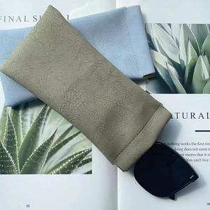 Professional Leather Glasses Cover Hard Wearing Full Grain Leather Sleeve Wholesale Bulk Quantity LGC-0062 - Product Image 1