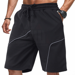Short de course de nuit pour homme, décontracté, à motif uni, tricoté, épais, réfléchissant, imperméable, anti-plis, respirant, élastique - Product Image 3