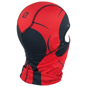Red Black CONTINENTAL SPORTS Balaclava Face <b>Cover</b> Full <b>Head</b> Protection Outdoor Unisex Adult 100% Polyester Full Rhinestone - Product Image 4
