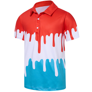 เสื้อโปโลกอล์ฟแห้งเร็วสำหรับเด็ก น้ำหนักเบา ระบายอากาศได้ดี แขนสั้น เสื้อผ้ากีฬา เสื้อผ้าลำลองสำหรับเด็กผู้ชายในฤดูร้อน - Product Image 1