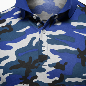 เสื้อโปโลกอล์ฟแบบซับลิเมชั่น ผ้าโพลีเอสเตอร์ 92% สแปนเด็กซ์ 8% ระบายเหงื่อได้ดี ยืดได้ 4 ทิศทาง ผ้าพรีเมียม สำหรับขี่ม้า - Product Image 2