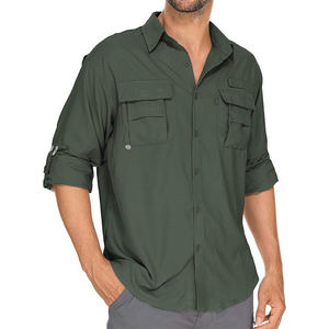 Camisa de Pesca para Hombre de Secado Rápido UPF 50+, Ligera, Transpirable, con Botones, Protección Solar, Ropa de Alto Rendimiento - Product Image 5