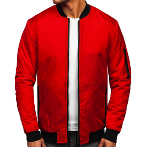 OEM Custom Design Winter Men's Black Soft Shell Waterproof Bomber <b>Jacket</b> with Full Zipper and Front Zipper Pocket - Product Image 3