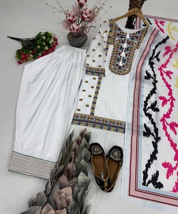 Kurta Tradicional para Mujer, Corte Regular, Estilo Casual Étnico, para Todas las Temporadas, Estilo India Pakistán 85478 KARMA- MT- 1077 - Product Image 4