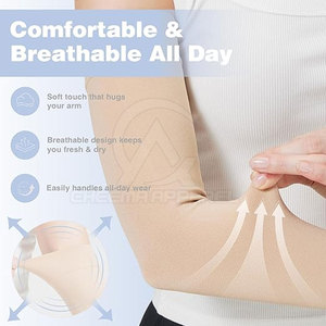 Manchons de sport respirants pour hommes et femmes, couvre-bras élastiques et doux pour la course à pied, le cyclisme, l'entraînement en salle de sport et les activités physiques quotidiennes - Product Image 3