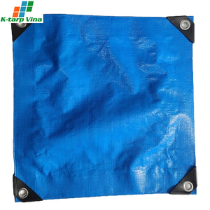 Alta calidad azul K-Tarp Vina PE Tarpaulin Heavy Duty Espesor personalizable Corte a medida Servicio de corte a granel OEM/ODM Vietnam - Product Image 1
