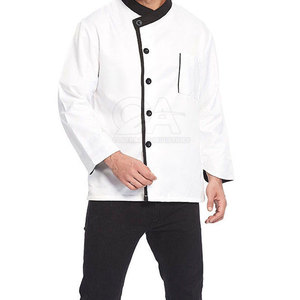Ensemble d'uniformes de cuisine pour hommes, personnel de restauration, hôtel, traiteur - Vêtements de travail professionnels, veste, pantalon, tablier - Product Image 2