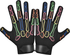 Gants de football ALHUSAYNAPPAREL en silicone de bonne qualité, gants de receveur de football américain, gants de football pour adultes - Product Image 1