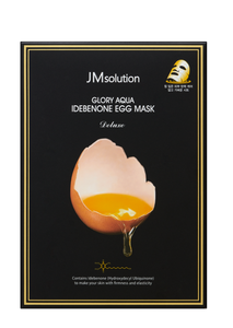 Mascarilla Facial JMSOLUTION GLORY AQUA IDEBENONE EGG DELUXE |   30ML*10EA |   Cuidado Antiarrugas y Antienvejecimiento |   Hialuronato de Sodio |   K-beauty - Product Image 5