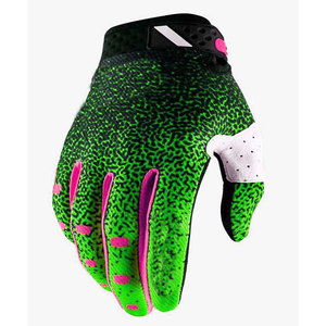 Gants de motocross personnalisables de haute qualité à doigts complets avec empiècements en PU, pour l'extérieur, unisexes, rouge, noir, jaune, impression par sublimation - Product Image 4