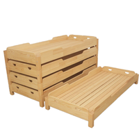 Ensemble de lit de sieste en bois de style moderne Offre Spéciale pour enfants pour la chambre à coucher et la maternelle