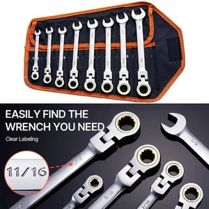 Juego de Llaves Combinadas Imperiales de 8 Piezas con Bolsa Enrollable - Product Image 6