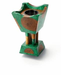 Brûleur d'encens en bois brut fait main, design calligraphie arabe en bois de santal, usage religieux, diffuseur d'arômes décoratif toutes saisons - Product Image 3