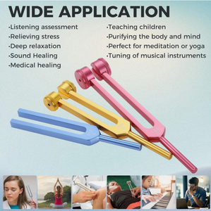 Ensemble de 3 diapasons pour la réparation du DNA, la guérison par vibration, la thérapie sonore et la méditation - Vente chaude - Product Image 4