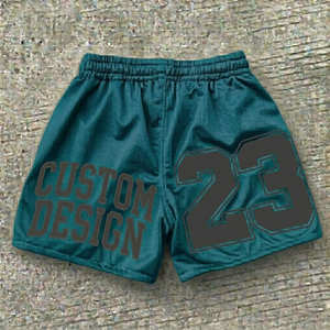 Shorts de jogging personnalisés pour hommes, tissu doux, taille élastique, shorts de fitness et de course, fabrication en gros - Product Image 2