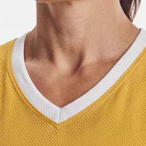Débardeurs de sport légers pour femmes 100 % polyester – Maillot de basketball sans manches à col en V pour femmes - Product Image 5