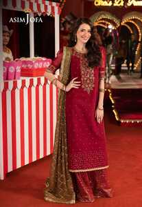 Robes de soirée pakistanaises élégantes, tenue de fête pour femmes, ensemble brodé 3 pièces, mesures personnalisées, couleurs, ensemble de mariage traditionnel - Product Image 5