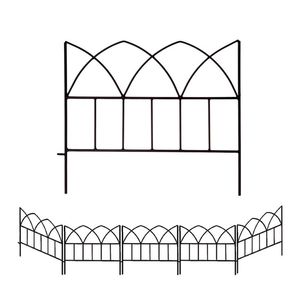 Best Trending Garden Fence Set Black Decorative Barrier Landscape Iron <b>Wire</b> Border Folding Metal Fence Panels - Product Image 4