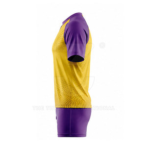 Ropa Deportiva Personalizada de Alta Calidad para Hombre, Conjunto de Uniforme de Rugby Elegante, Material Transpirable, Secado Rápido, Ajuste Cómodo - Product Image 3