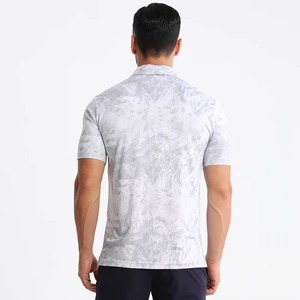 เสื้อยืดกอล์ฟคุณภาพสูง พิมพ์ลายโลโก้ตามแบบของคุณเอง ผลิตจากโพลีเอสเตอร์ผสมสแปนเด็กซ์ แห้งเร็ว ระบายเหงื่อได้ดี - Product Image 3