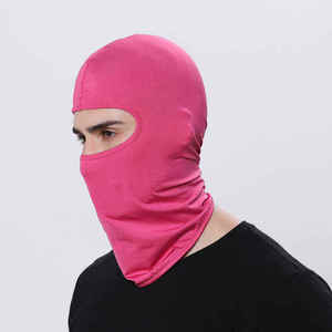 Balaclava noire, masque intégral unisexe, extérieur, 100% polyester, respirant, coupe-vent, protection solaire, adulte, 56-58 cm - Product Image 3