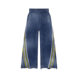 Ensemble de survêtement vintage surdimensionné avec broderie personnalisée, imprimé, sweat à capuche zippé et pantalon de jogging, pour la maternité - Product Image 5