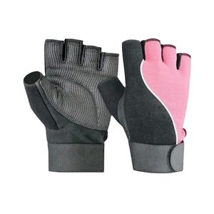 ถุงมือฟิตเนสหนังวัวครึ่งนิ้ววัสดุนีโอพรีนสำหรับยกน้ำหนักออกกำลังกายในยิมออกแบบโลโก้ได้ตามต้องการ - Product Image 4