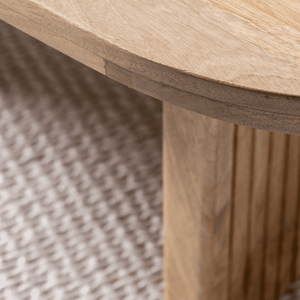 Table basse en bois Vandana Astra Prime Shape avec pieds plats pour un décor de salon moderne - Product Image 5