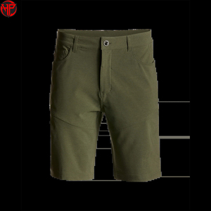 Pantalones Cortos de Golf Oxford para Hombre, Transpirables, de Secado Rápido, Antiarrugas, con Cordón Ajustable, Cintura Media, Casuales, para Caza al Aire Libre - Product Image 1