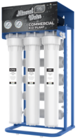 Purificateurs d'eau RO Premium Skid 15 25 35 LPH Système RO avec capuchon de cuve sans joint MS 100 % PP vierge, étanche, jusqu'à 15 kg SSSTAND