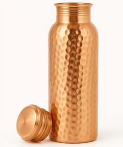 Botella de Agua de Cobre de Lujo Ecológica de Gran Capacidad para el Bienestar en el Hogar, Hidratación y Cuidado Diario - Product Image 5