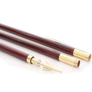 Mástil de Bandera Bordado a Mano, Mástil Táctico de Madera con Accesorios de Latón para Publicidad, para Banderas y Pancartas Promocionales - Product Image 1