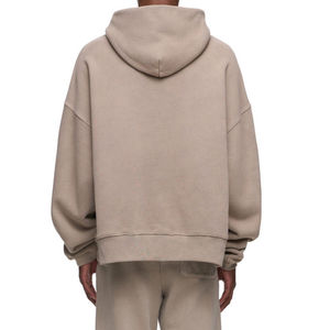 Sweat-shirt à capuche pour homme en molleton de coton doux, pull à manches longues, décontracté, pour tous les jours, vêtements d'hiver - Product Image 3